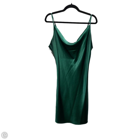Dress Party Short By Clothes Mentor In Green, Size: 2x