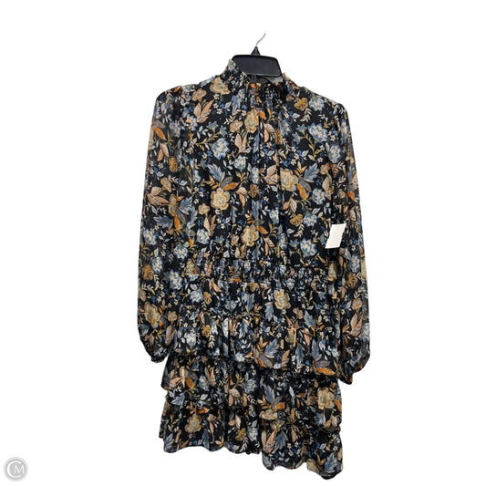Dress Work By Express In Black & Blue, Size: M