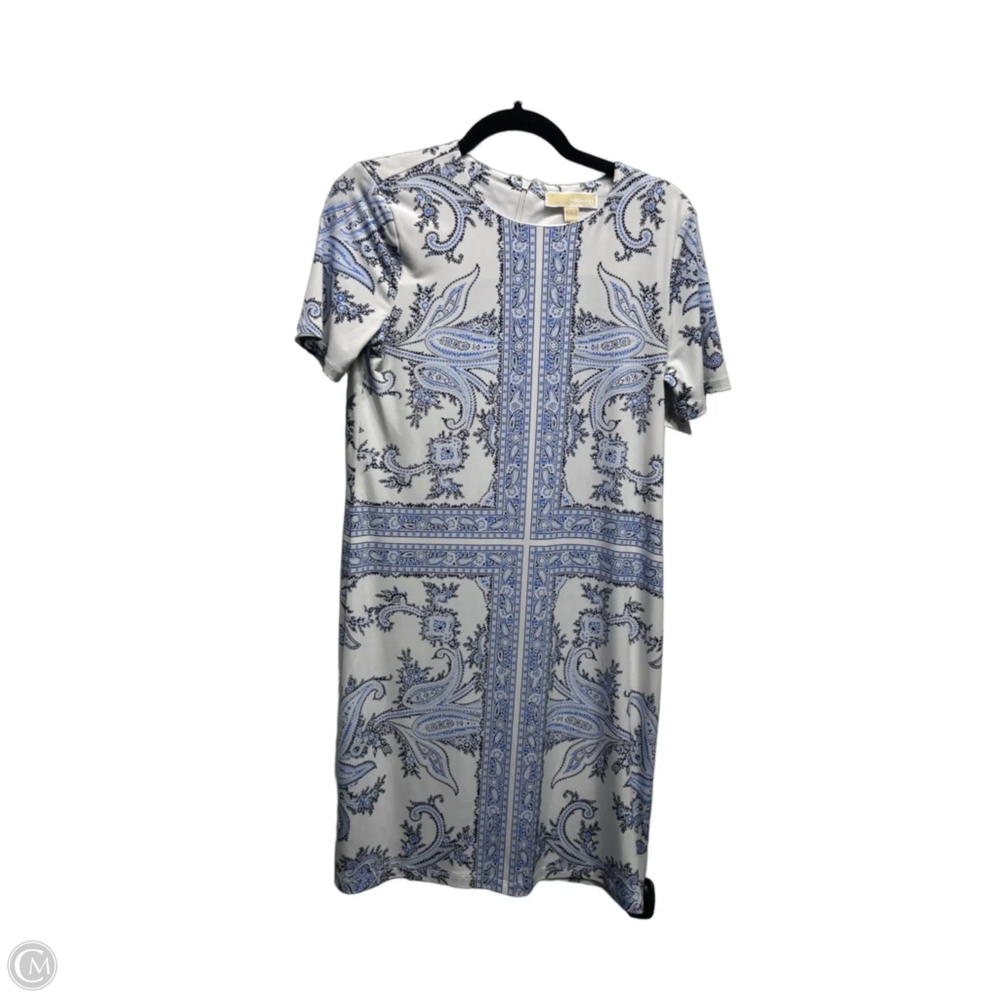 Dress Casual Short By Michael By Michael Kors In Blue & White, Size: M