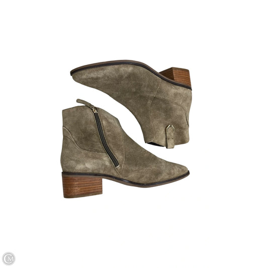 Boots Ankle Flats By Cole-haan In Green, Size: 9.5