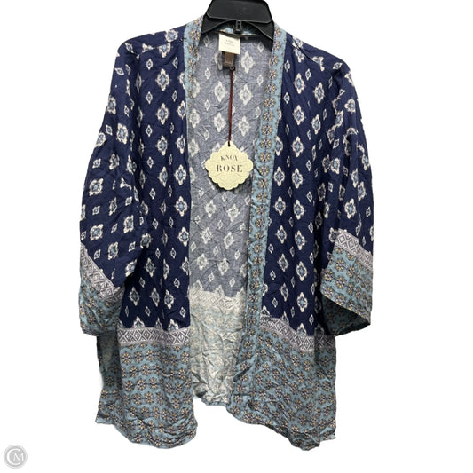 Kimono By Knox Rose In Blue Denim, Size: S