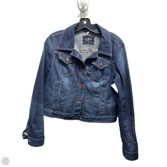 Jacket Denim By Loft In Blue Denim, Size: M