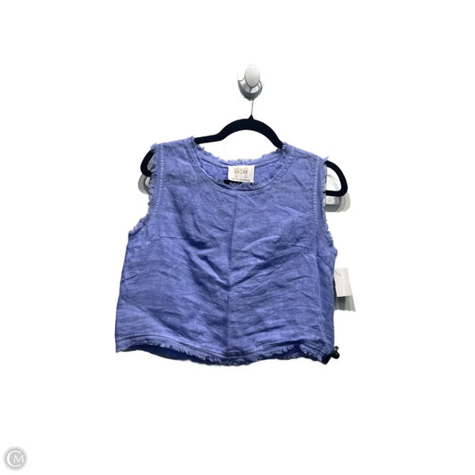 Top Sleeveless By brand bazar In Purple, Size: M
