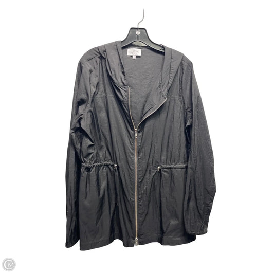 Jacket Windbreaker By Soma In Black, Size: L