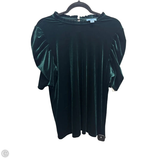Top Short Sleeve By Cece In Green, Size: Xl