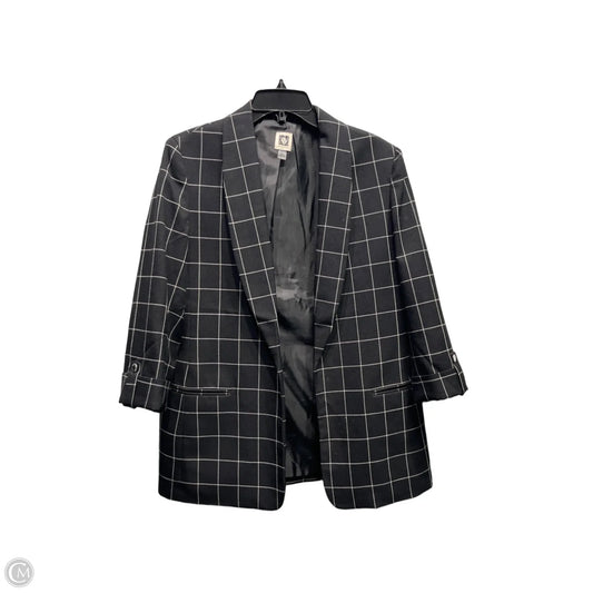Blazer By Anne Klein In Black & White, Size: L