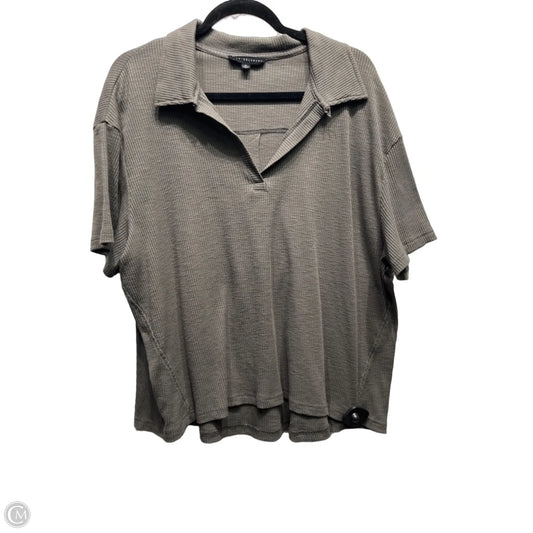 Top Short Sleeve By Jane And Delancey In Grey, Size: Xl