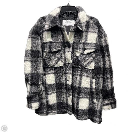 Coat Other By Calvin Klein In Black & White, Size: M