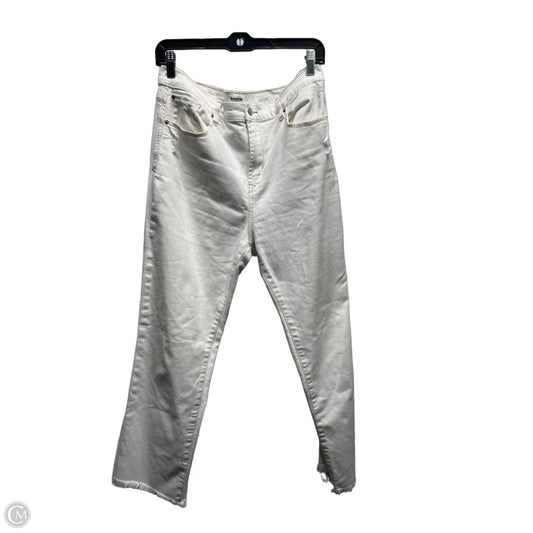 Jeans Straight By Kensie In White, Size: 12
