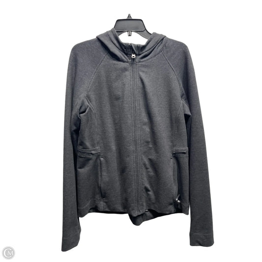 Athletic Jacket By Lululemon In Black, Size: 12