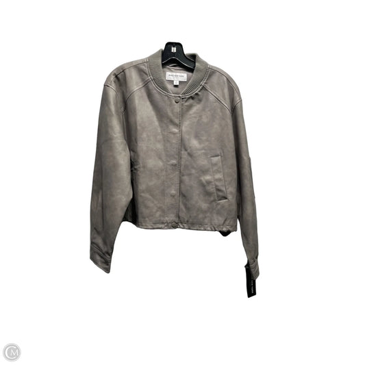Jacket Moto By Marc New York In Grey, Size: M