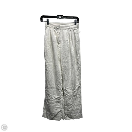 Pants Linen By Abercrombie And Fitch In White, Size: Xxs