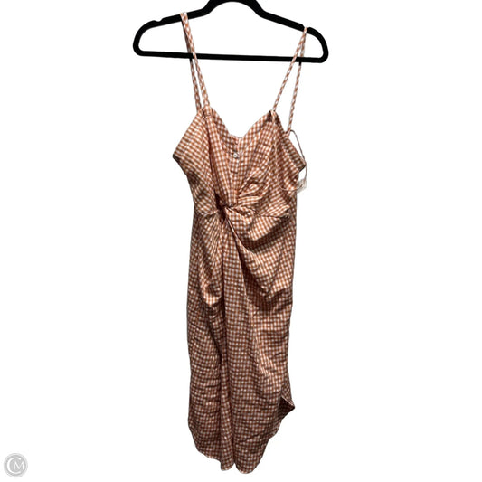 Dress Casual Short By Zara In Brown & White, Size: M