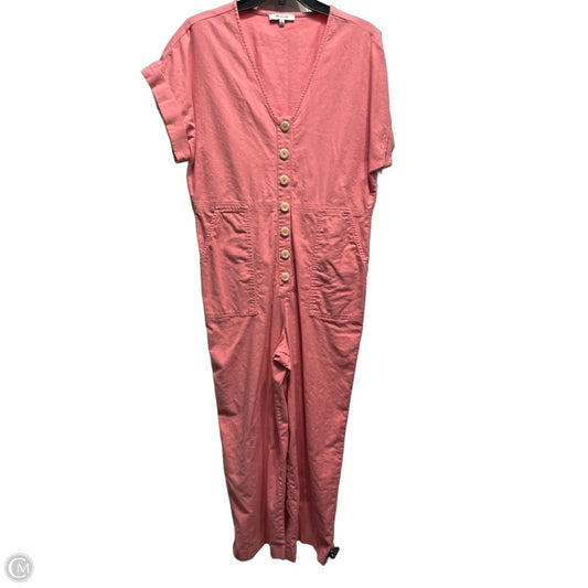 Jumpsuit By Madewell In Coral, Size: 8