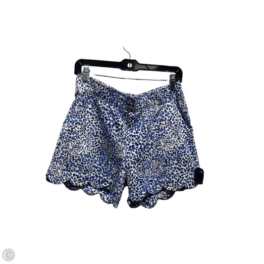 Shorts Designer By Lilly Pulitzer In Blue & White, Size: M