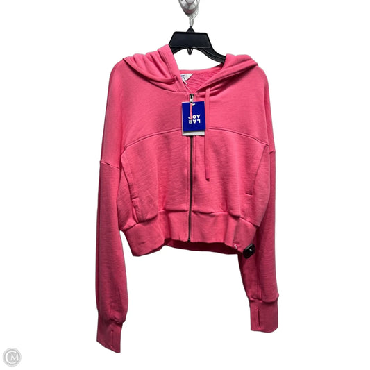 Sweatshirt Hoodie By Joy Lab In Coral, Size: L