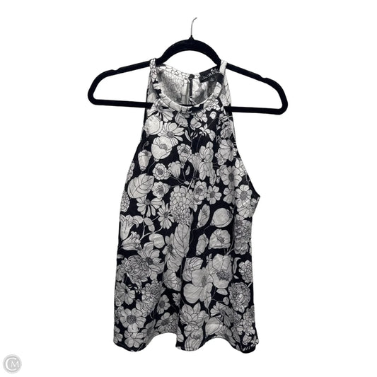 Top Sleeveless By J. Crew In Black & White, Size: M