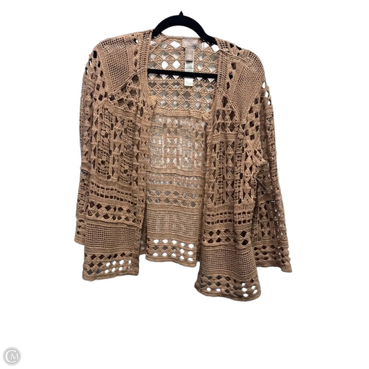 Cardigan By Chicos In Tan, Size: M