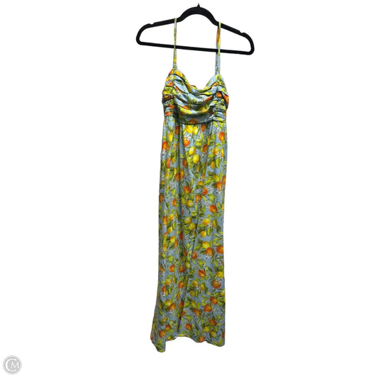 Dress Casual Maxi By Free Assembly In Blue & Orange, Size: M