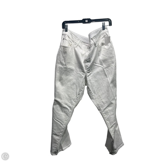 Jeans Skinny By Evri In White, Size: 18
