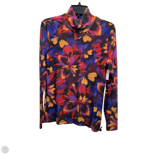 Top Long Sleeve By Johnny Was In Blue & Tan, Size: M