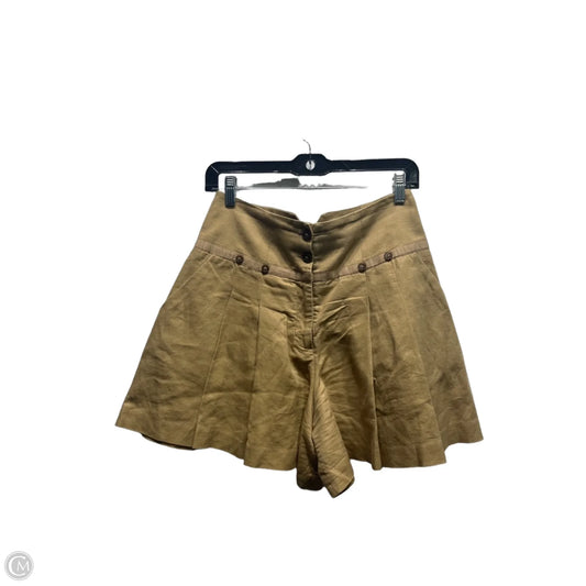Shorts By MATTHEW WILLIAMSON FOR IMPULSE In Tan, Size: 4