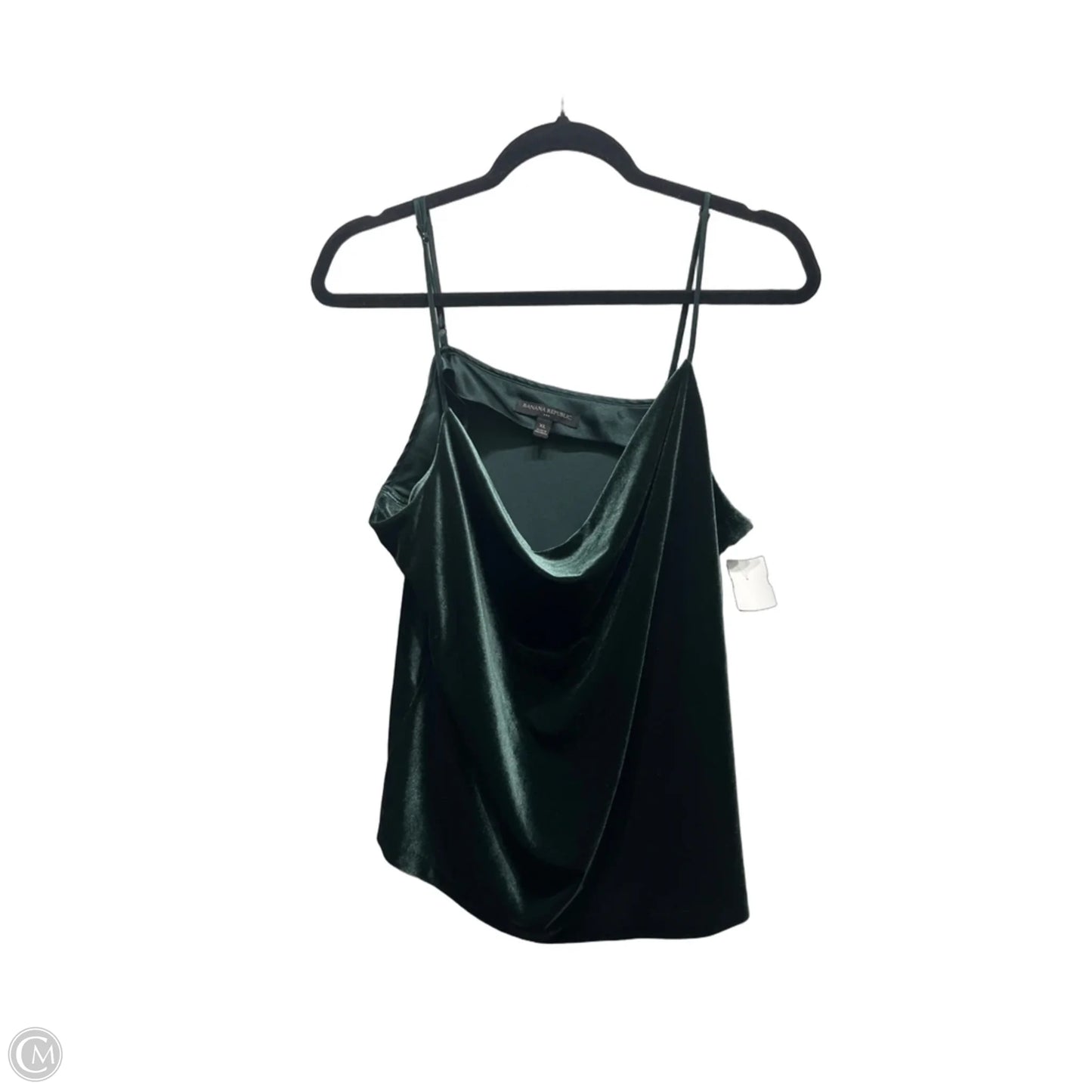 Top Sleeveless By Banana Republic In Green, Size: Xl