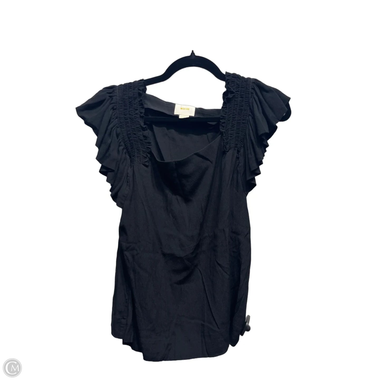 Top Short Sleeve By Maeve In Black, Size: 12