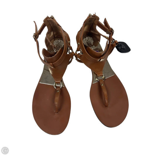 Sandals Flats By Vince Camuto In Tan, Size: 8.5