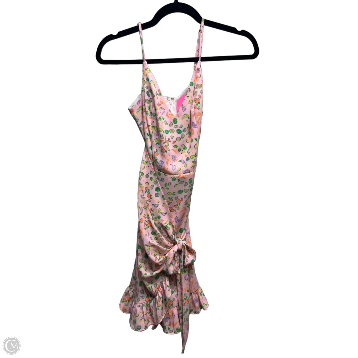 Dress Designer By Lilly Pulitzer In Green & Pink, Size: 0