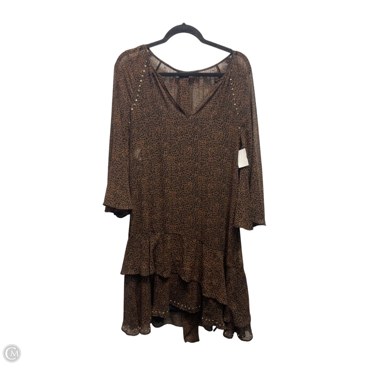 Dress Set 2pc By White House Black Market In Animal Print, Size: M
