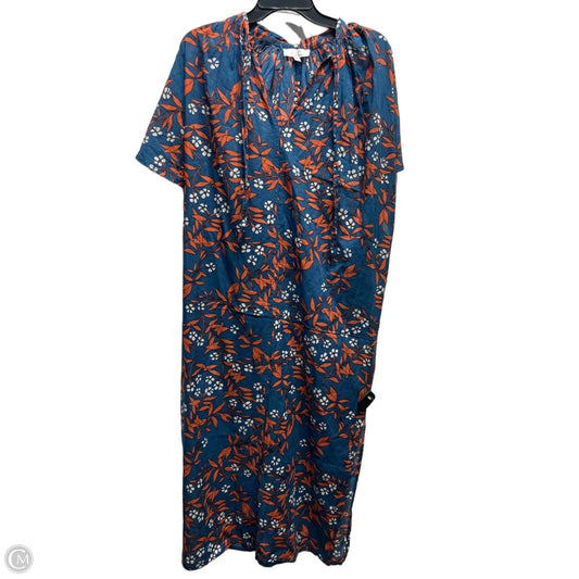 Swimwear Cover-up By Cmc In Blue & Orange, Size: S