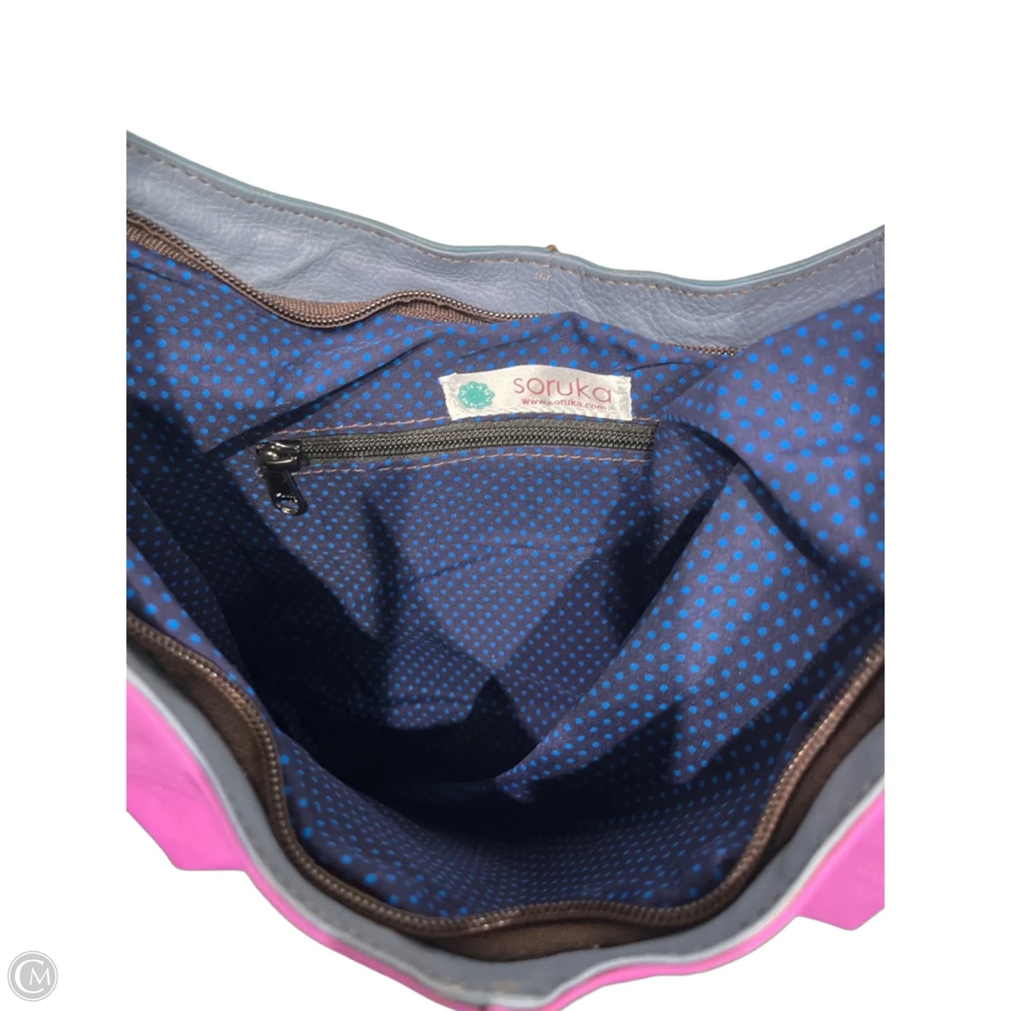 Handbag Leather By SORUKA, Size: Medium