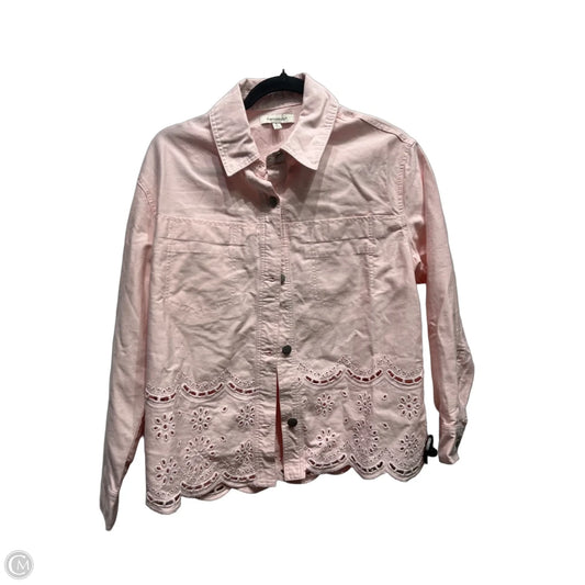 Jacket Other By Francesca's In Pink, Size: S