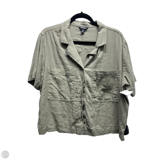 Top Short Sleeve By Buffalo David Bitton In Green, Size: L