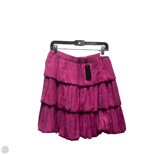 Skirt Mini & Short By Current Air In Purple, Size: M