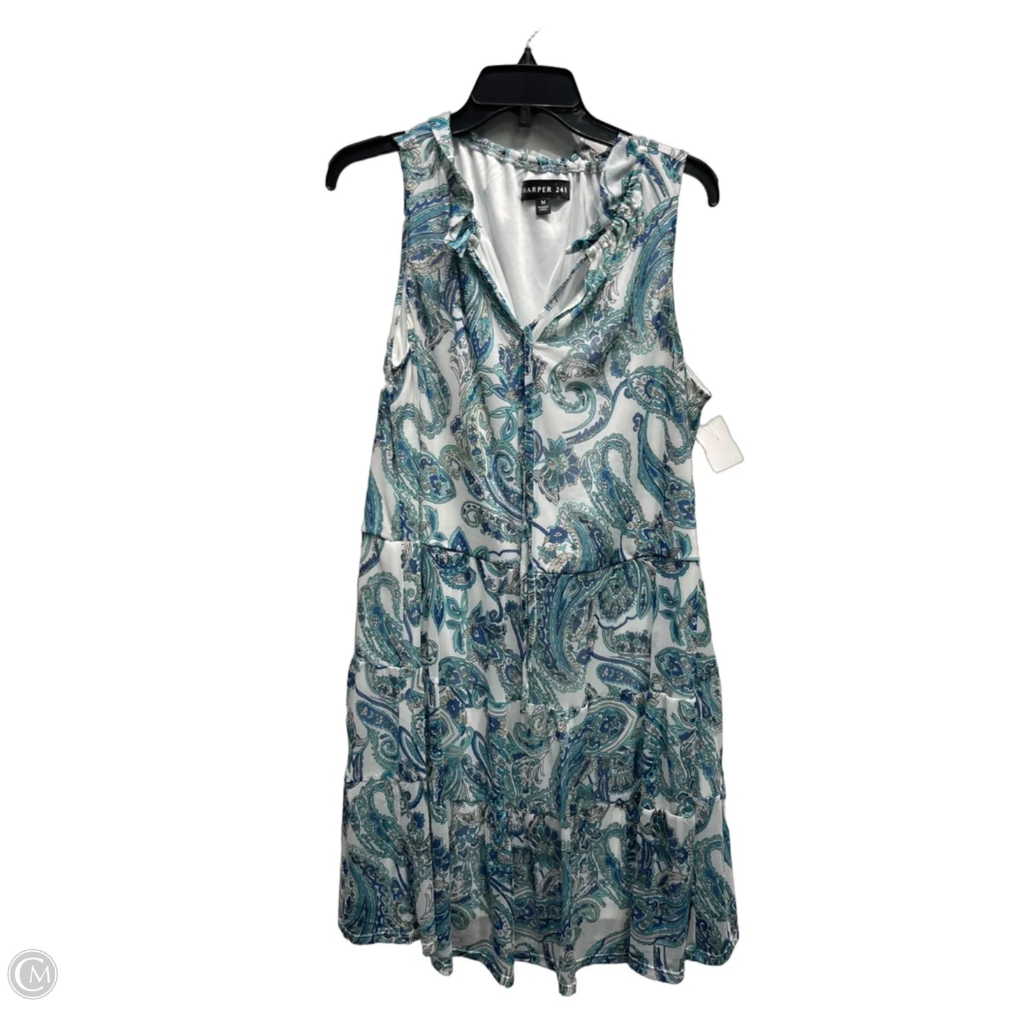 Dress Casual Short By harper 241 In Blue & White, Size: M