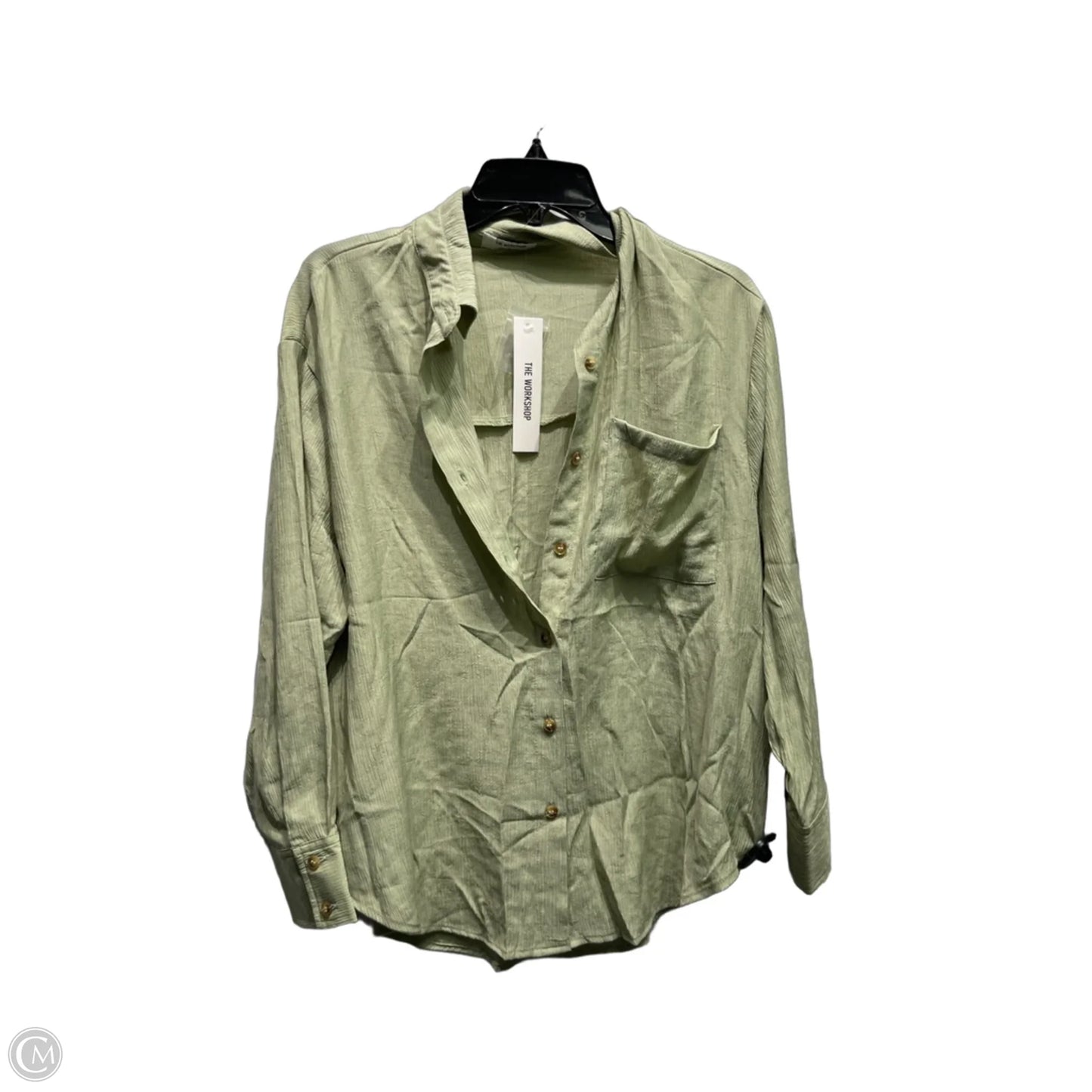 Top Long Sleeve By the workshop  In Green, Size: S