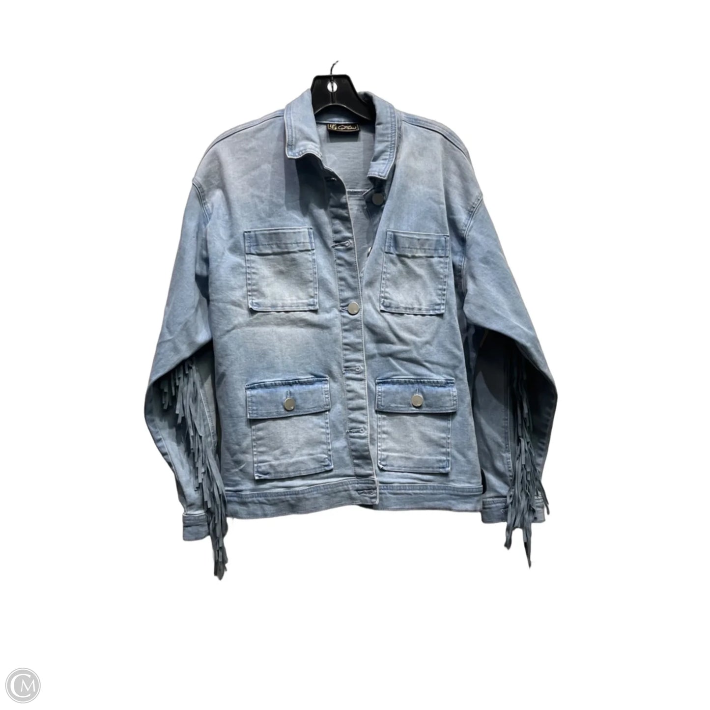 Jacket Other By Diane Gilman In Blue Denim, Size: M
