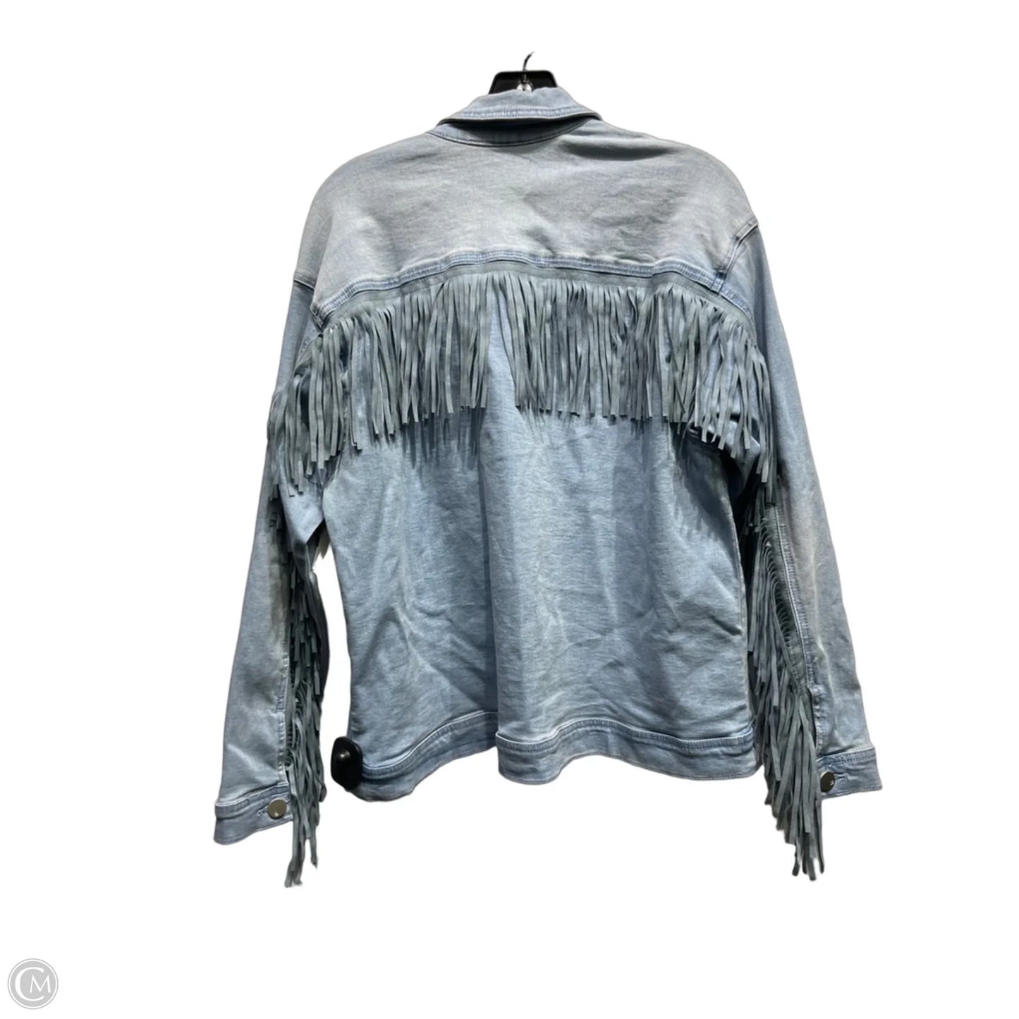 Jacket Other By Diane Gilman In Blue Denim, Size: M