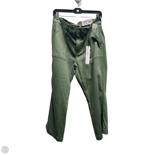 Capris By Nicole Miller In Green, Size: 16