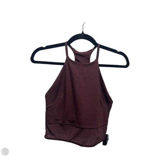Athletic Bra By Lululemon In Maroon, Size: M