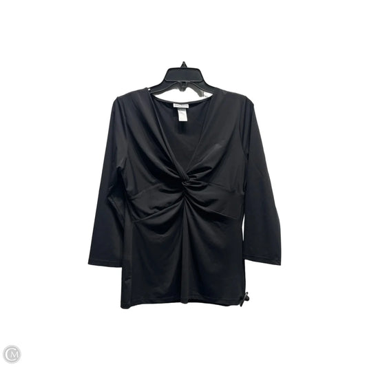 Top Long Sleeve By Tommy BAHAMA In Black, Size: L