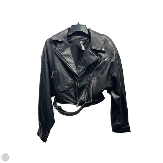 Jacket Leather By Lamarque In Black, Size: S
