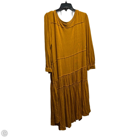 Dress Casual Maxi By Free People In Yellow, Size: S