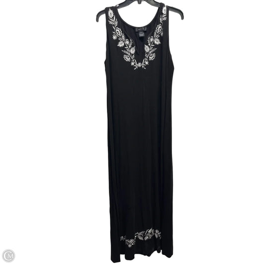 Dress Casual Maxi By Karen Kane In Black & White, Size: L