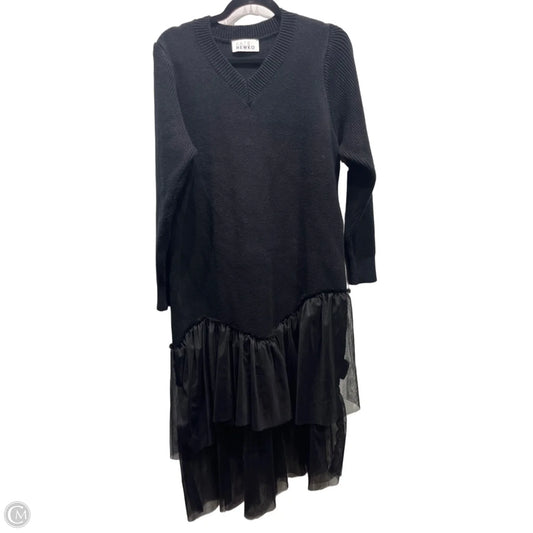 Dress Sweater By KATE HEWKO  In Black, Size: Xl