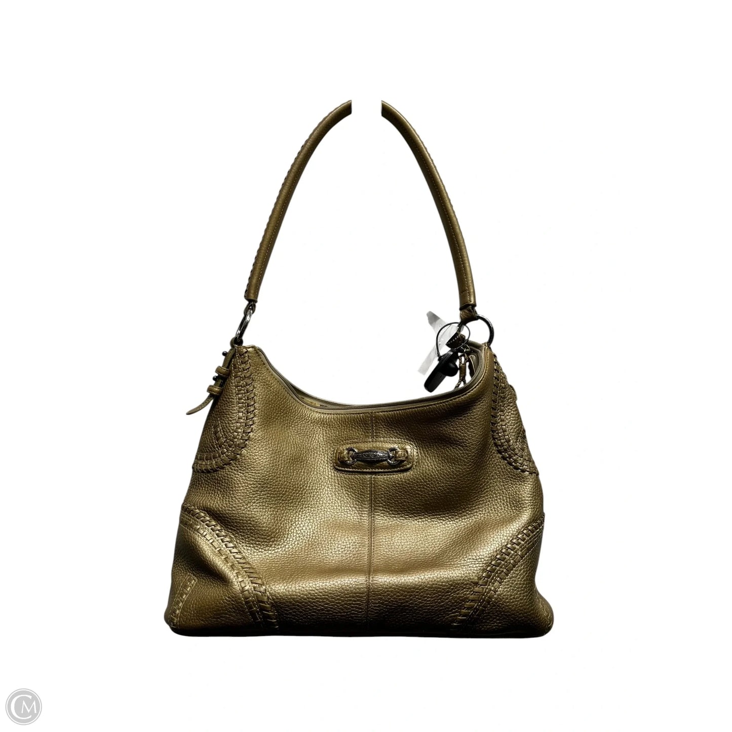 Handbag Leather By Brighton, Size: Medium