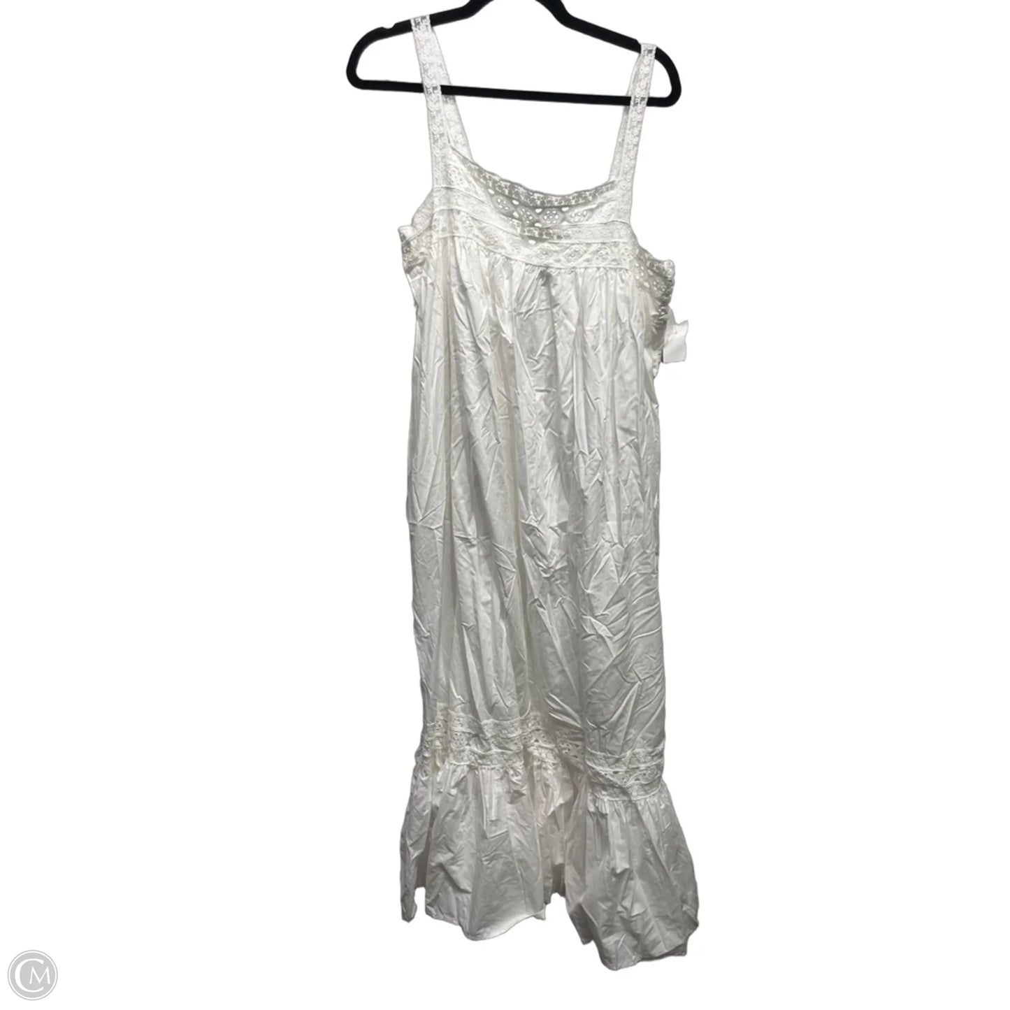 Dress Casual Maxi By J. Crew In White, Size: M