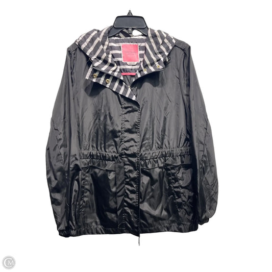 Jacket Designer By Kate Spade In Black & White, Size: L